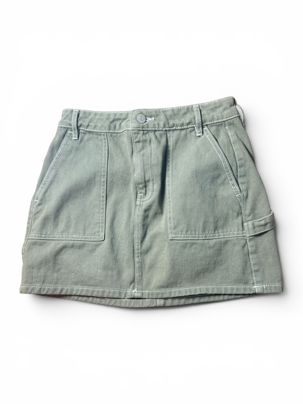 PacSun Casual Cargo Mini Skirt in  Olive Green